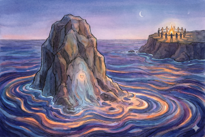 Couverture de Quand le rocher fond